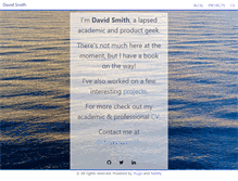 Tablet Screenshot of davidsmith.name